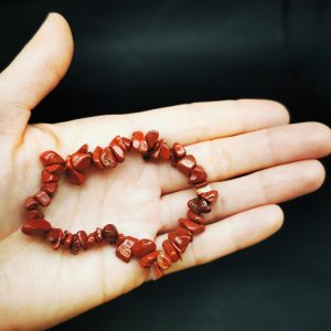 Zapestnica rdeči jaspis čipsiji